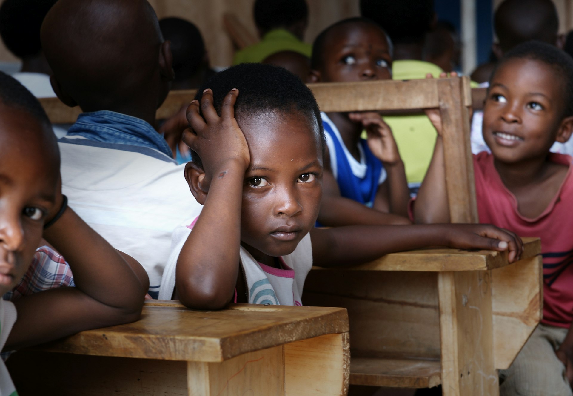 Children in classroom